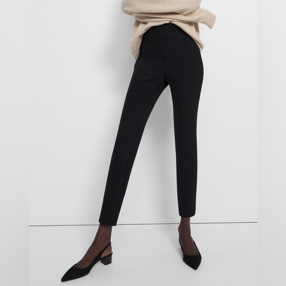 Theory Pants & Jumpsuits Theory Yoke Legging In Black Scuba Medium